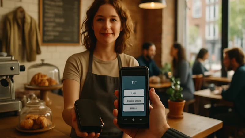 53% van cafés gebruikt fooikeuzemenu, 39% geeft fooi