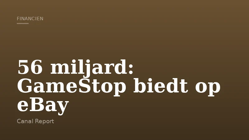 56 miljard: GameStop biedt op eBay