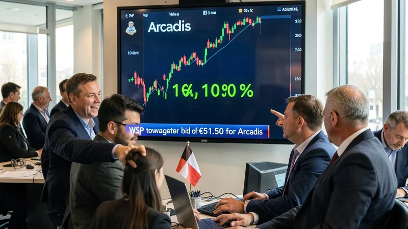 Arcadis-aandeel stijgt bijna 10% na WSP-bod van €51,50