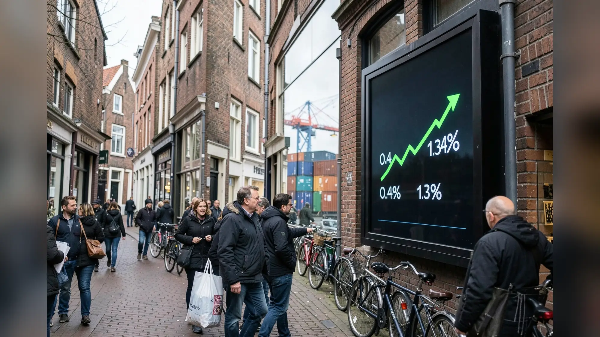 Economie groeit 0,4% in Q2, handel remt