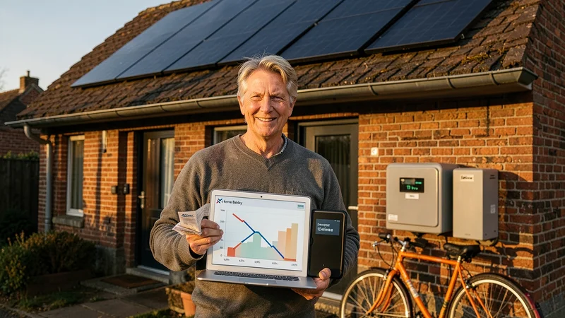 €268 minder per jaar voor huiseigenaar met 10 zonnepanelen