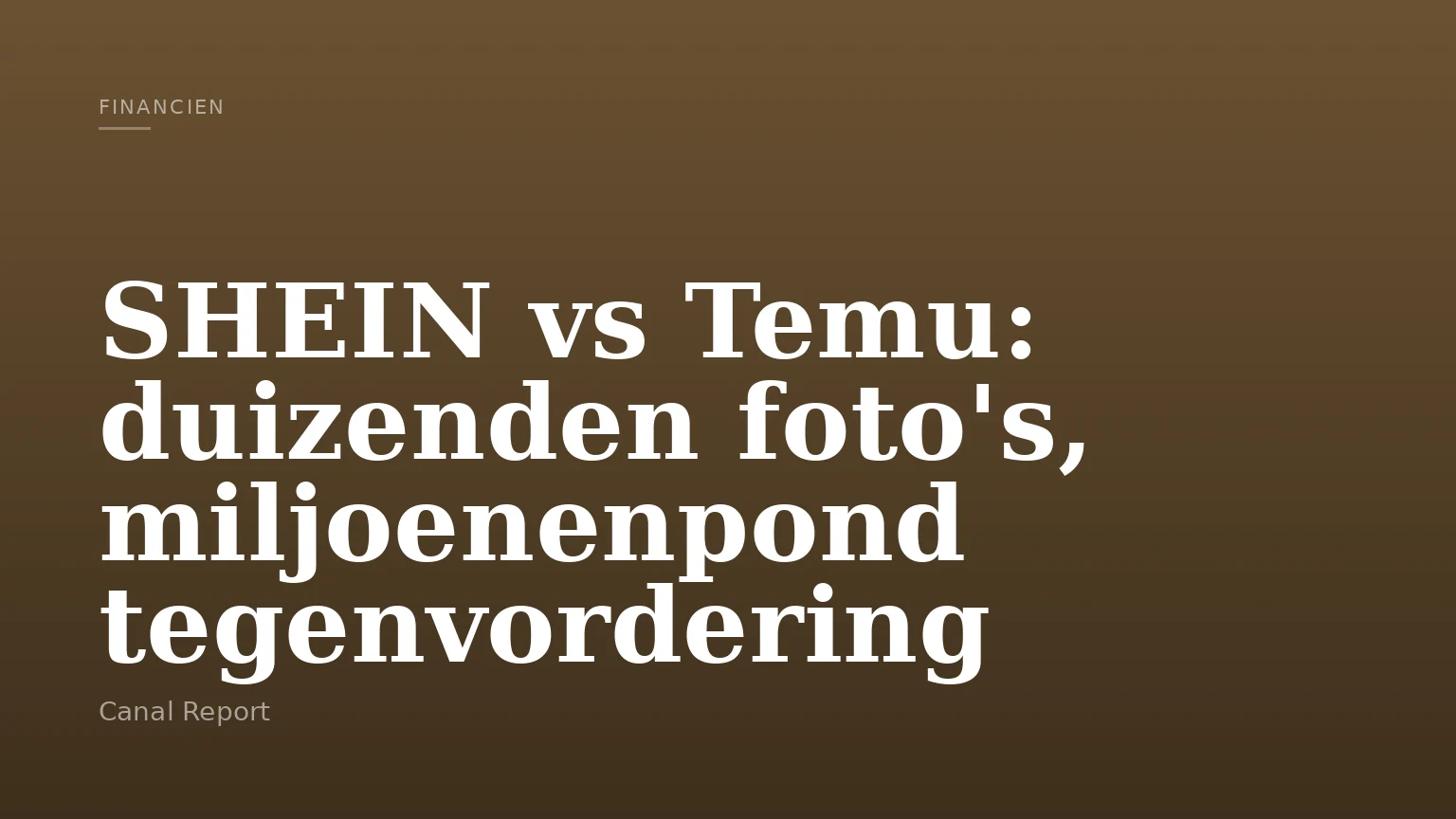 SHEIN vs Temu: duizenden foto's, miljoenenpond tegenvordering