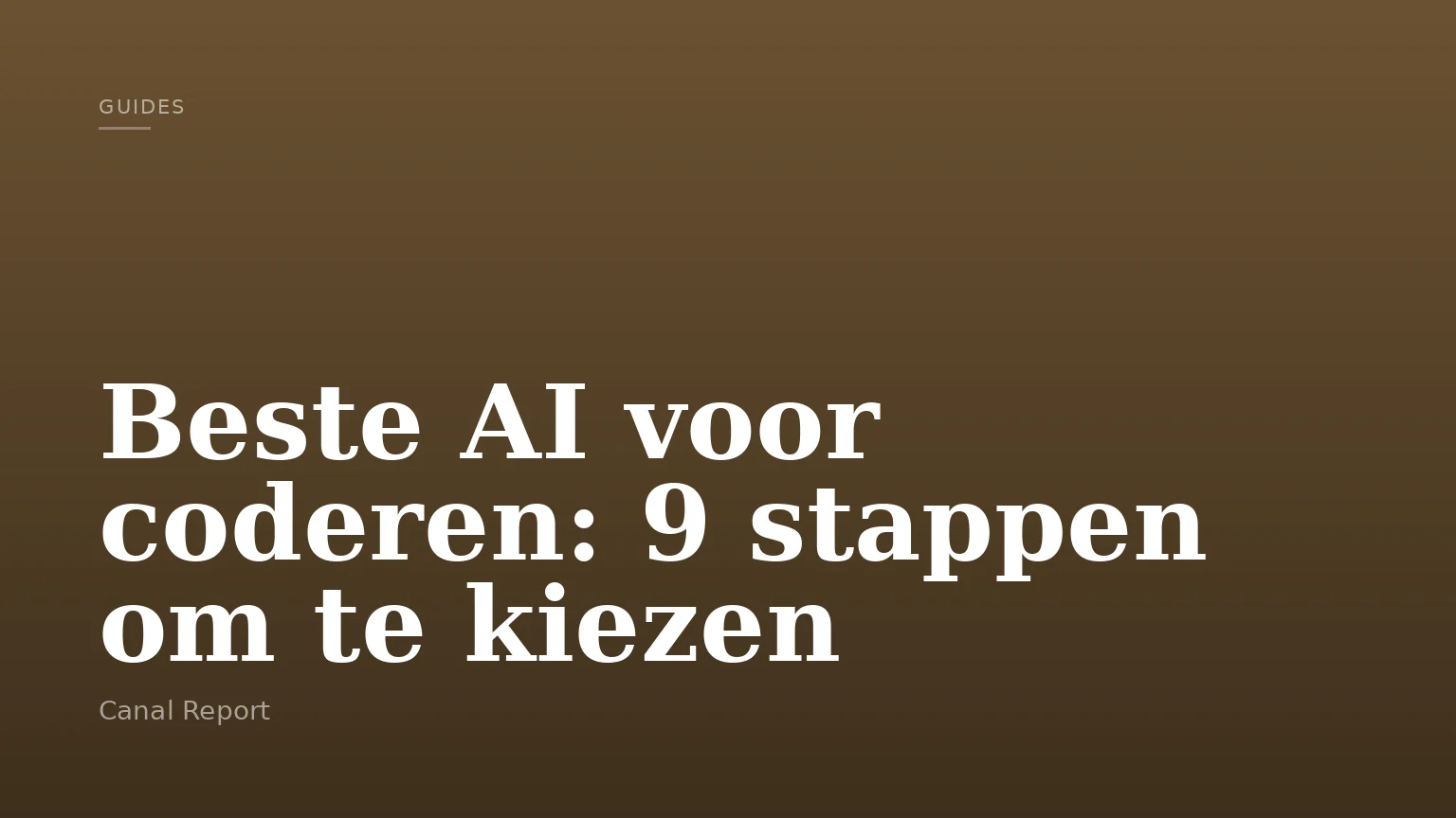 Beste AI voor coderen: 9 stappen om te kiezen