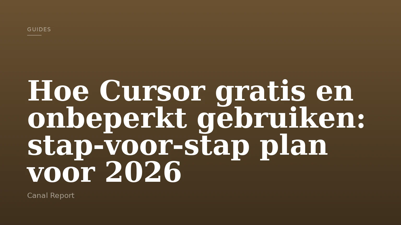 Hoe Cursor gratis en onbeperkt gebruiken: stap‑voor‑stap plan voor 2026