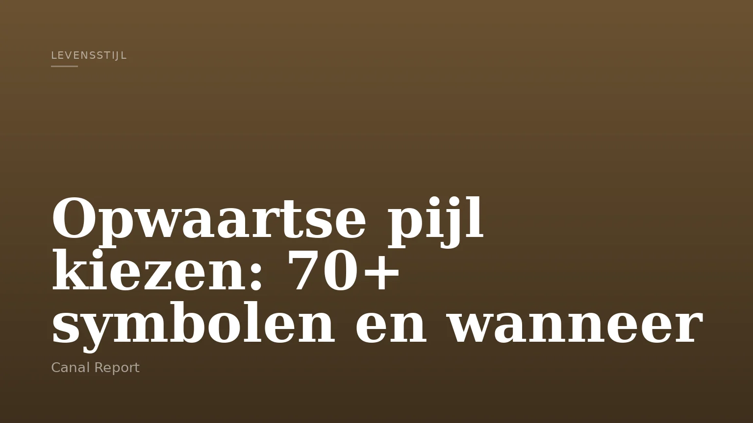 Opwaartse pijl kiezen: 70+ symbolen en wanneer