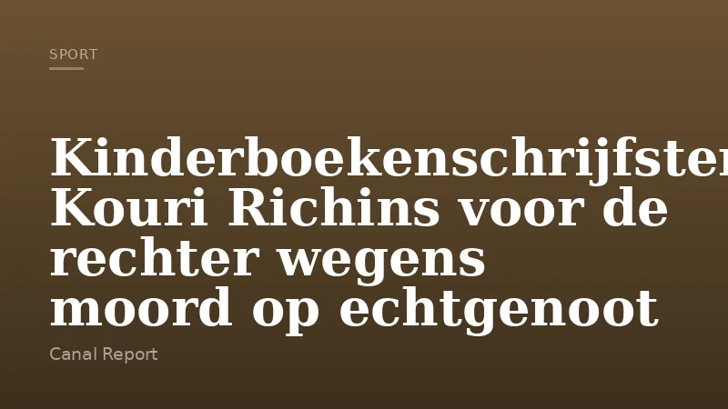 Kinderboekenschrijfster Kouri Richins voor de rechter wegens moord op echtgenoot
