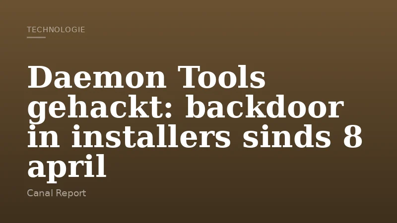 Daemon Tools gehackt: backdoor in installers sinds 8 april