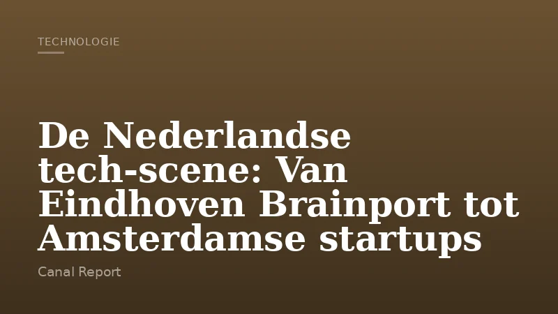De Nederlandse tech-scene: Van Eindhoven Brainport tot Amsterdamse startups