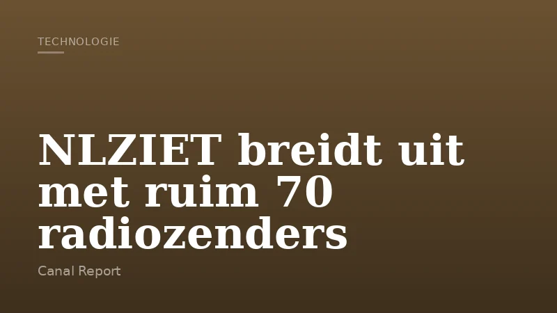 NLZIET breidt uit met ruim 70 radiozenders
