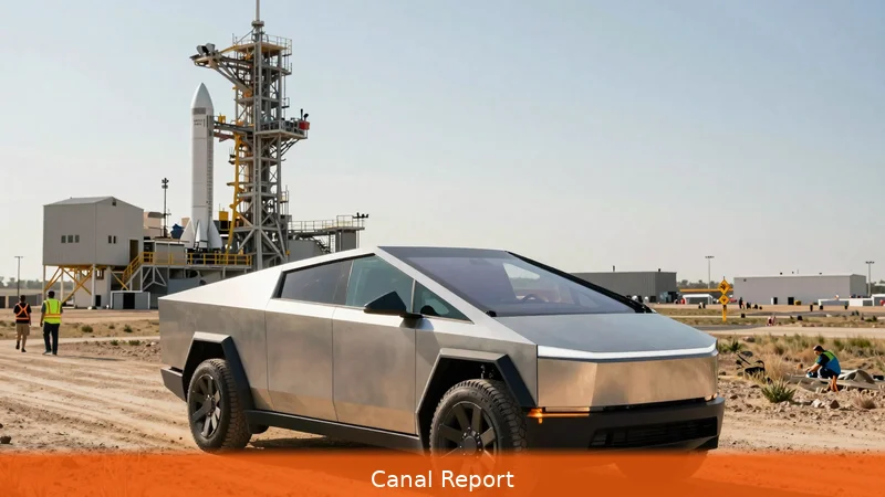 Tesla Cybertruck zichtbaar in Musk-imperium na 131 miljoen dollar aankoop