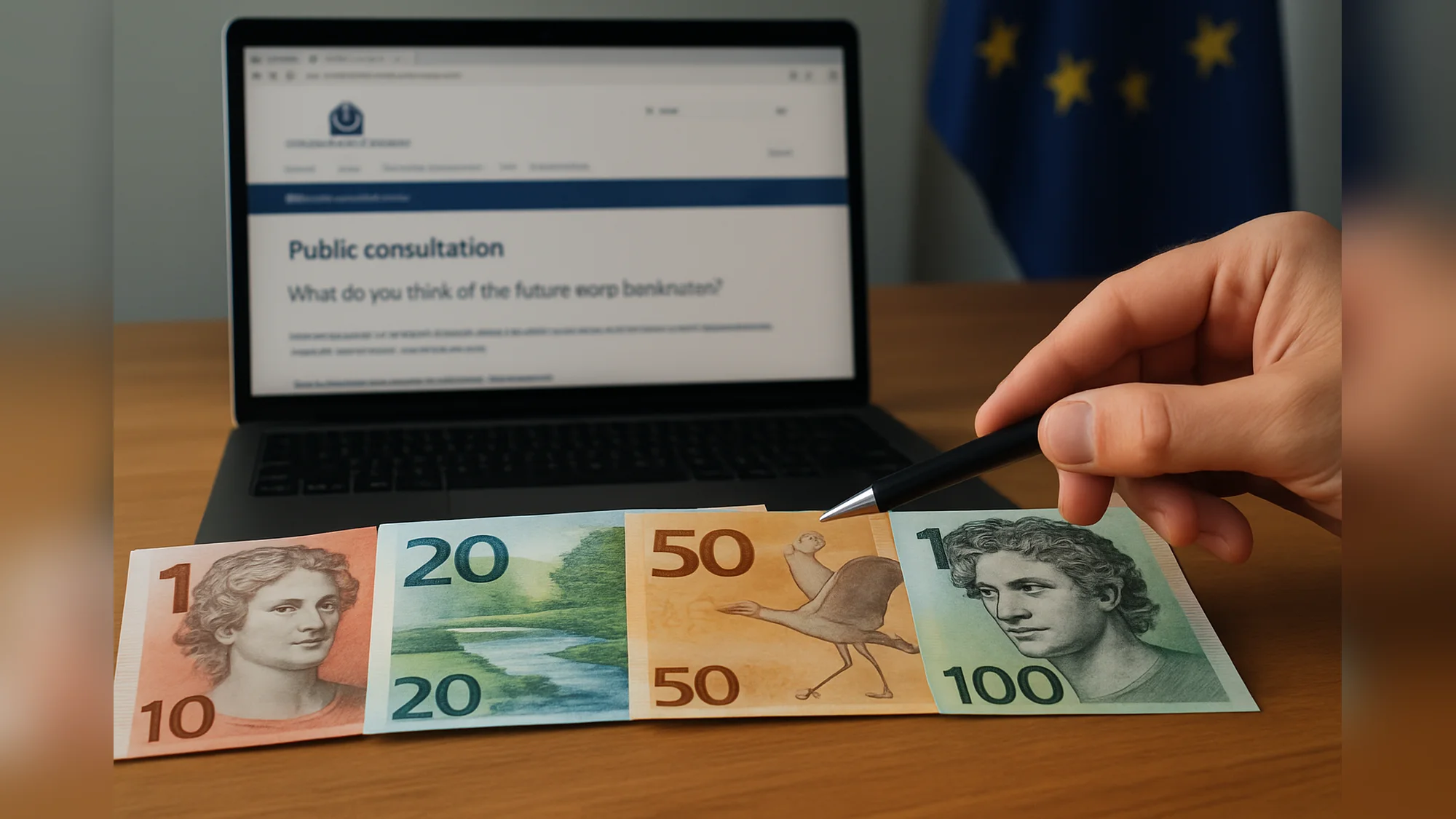 ECB toont 10 ontwerpen voor nieuwe bankbiljetten